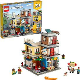 レゴ クリエイター タウンハウス ペットショップ&カフェ 31097 LEGO Creator 3in1 Townhouse Pet Shop＆Café 【 レゴブロック おもちゃ 鑑賞 コレクション プレゼント 誕生日 贈り物 ご褒美 】 並行輸入品