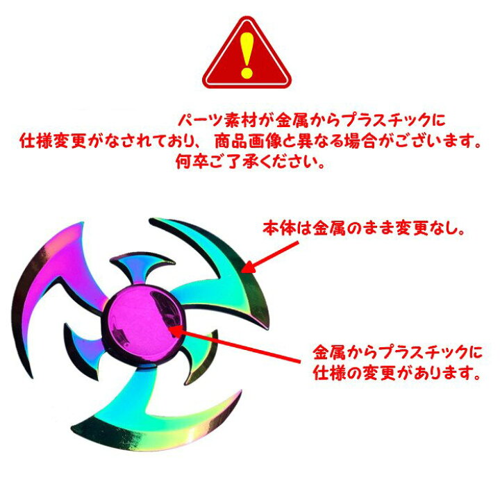 楽天市場 ハンドスピナー レインボーカラー 全種 かっこいい きれい 模様 フィジェットスピナー ストレス解消グッズ ストレス解消おもちゃ ベアリング 自閉症 おもちゃ メタル 金属 メール便送料無料 えむはーとドットコォム