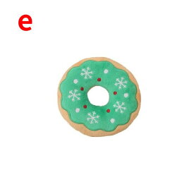 犬用 噛み おもちゃ ぬいぐるみ 音が鳴る クリスマス サンタ トナカイ ドーナツ ワンちゃん 【 サンタクロース 人形 やわらかい ペットおもちゃ 犬 犬用おもちゃ フードトイ 犬用品 ファーストフード ペット オモチャ 小型 音がなる 】【メール便送料無料】