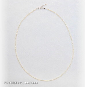 希少 極小アコヤ真珠砂ケシ 生成りホワイト てりり 1.1-1.5mm SVネックレス 40cm