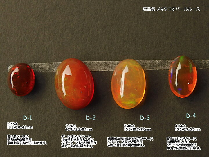 楽天市場】高品質 美しい遊色 高級石メキシコオパール ルース(裸石 
