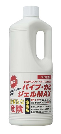 独特な プロ仕様 落ちる 100％安い 粘着性ならではの密着度 水回りのヌメリ パイプ 除菌 カビジェルMAX 消臭 カビ除去剤 1L