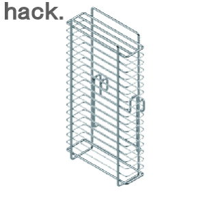 hack. フックできる 包丁スタンド HO2166 アネスティワイヤー ステンレス キッチン 小物 整理 水切りカゴ フック 簡単カスタマイズ 調理器具 包丁立て 包丁 フルカバー 安全 包丁スタンド HO-216