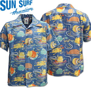 SUN SURF�i�T���T�[�t�jDOBBY COTTON OPEN SHIRT�wOCEAN ACTIVITIES�xby �����Ǖ� with MOOKIE SS39538�b���a���g���b�A���N���g���X �A���n�V���c�b�����Y ���� �J�݃V���c�b�T���g���[ �L�����N�^�[�� ���ꕗ 