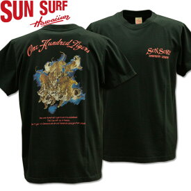 SUN SURF（サンサーフ）T-SHIRT『ONE HUNDRED TIGERS/百虎』SS78352-119 Black