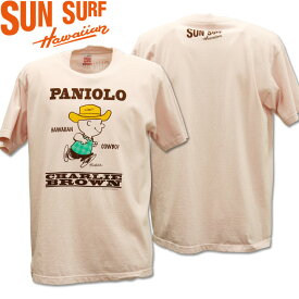 SUN SURF（サンサーフ）T-SHIRT スヌーピーコラボ SS×PEANUTS『PANIOLO』SS78752-162 Pink