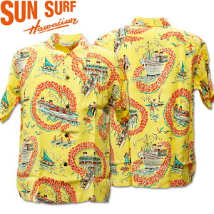 SUN SURF�i�T���T�[�t�j�A���n�V���c HAWAIIAN SHIRT�wSPECIAL EDITION/MATSON LINE�xSS38681-155 Yellow�b50s������ �����Y �J�݃V���c�b���B���e�[�W�� �n���C�A�� ���[�����V���c �����b���]�[�g�V���c ����