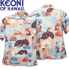 SUN SURF（サンサーフ）アロハシャツ HAWAIIAN SHIRT『KEONI OF HAWAII /ISLAND MEMORY by JACK SOREN』SS38932-162 Pink
