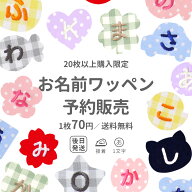 【20枚以上ご購入限定】1文字お名前ワッペン 特価1枚70円！ メール便送料無料 予約販売 まとめ買い アイ…