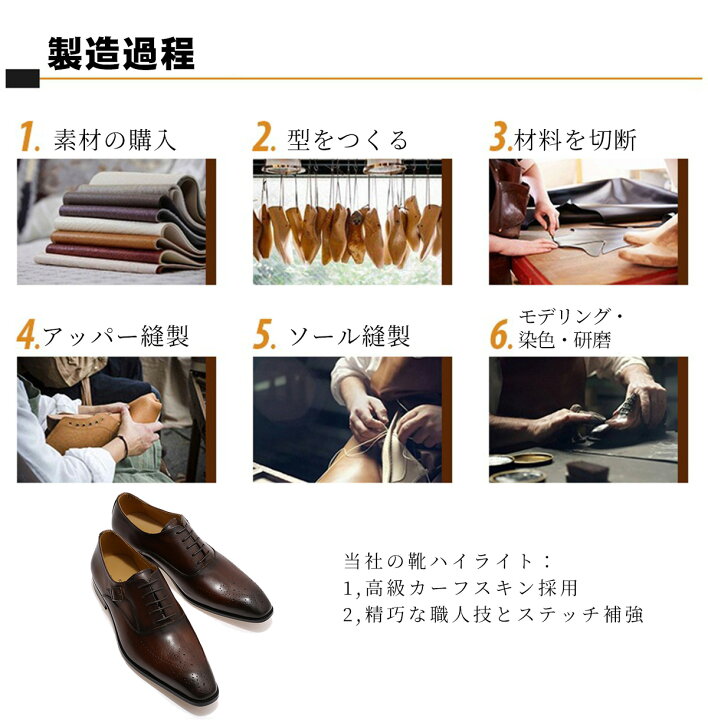 楽天市場】メンズビジネスシューズ 革靴 本革 内羽根式 革靴 通気性 