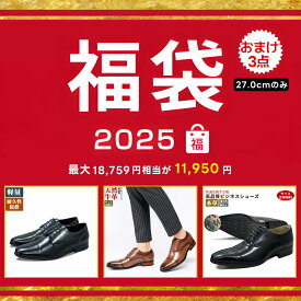 ルークストア 2025年 福袋 メンズ 3点入り お得セット 破格 激安 安い 人気 ビジネスシューズ 送料無料 令和 数量限定 レザー 天然牛革 就活対応 新生活応援 27.0cm ワンサイズ ストレートチップ 内羽根式 外羽根式 カジュアル フォーマル レースアップ