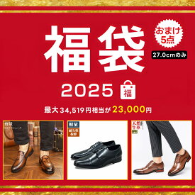 ルークストア 2025年 福袋 メンズ 5点入り お得セット 破格 激安 安い 人気 ビジネスシューズ 送料無料 令和 数量限定 レザー 天然牛革 就活対応 新生活応援 27.0cm ワンサイズ ストレートチップ 内羽根式 外羽根式 カジュアル フォーマル レースアップ ローファー