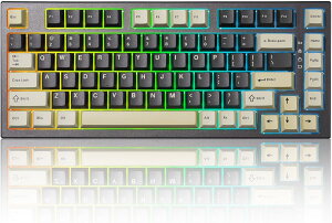 YUNZII RT80 82L[ sbhgK[ L[{[h z[GtFNg CX JjJL[{[h Bluetooth/2.4GHz/L Q[~O CXCb` RGB gC}Eg(Dk\) zbgXbv 