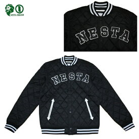 送料無料 NESTA BRAND ジャケット QULTING JKT BLK J1507F 【 ネスタ ジャケット / メンズ / キルティング / nesta / レゲエ / ストリート / B系 / スケーター / ネスタブランド / アウター / あす楽 】