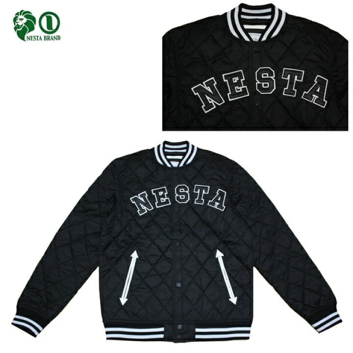 楽天市場】送料無料 NESTA BRAND ジャケット QULTING JKT BLK J1507F 