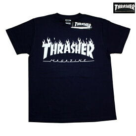 THRASHER Tシャツ FLAME TEE NVY ネイビー TH8168 【 メンズ / スラッシャー Tシャツ / スケーター / ストリート / サーフ / スケート / スラッシャー 半袖 / レゲエ / メール便可 / あす楽 】