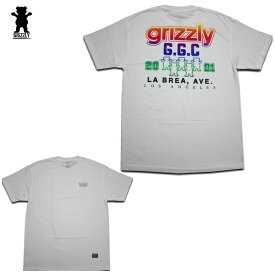 GRIZZLY Tシャツ ALL STARS TEE WHT ホワイト GMB1801P22 【 2018 グリズリー Tシャツ / メンズ Tシャツ /スケーター スケボー スケートボード/ B系 / メール便可 / あす楽 】