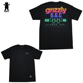 GRIZZLY Tシャツ ALL STARS TEE BLK ブラック GMB1801P22 【 2018 グリズリー Tシャツ / メンズ Tシャツ /スケーター スケボー スケートボード/ B系 / メール便可 / あす楽 】