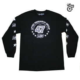 LRG 長袖Tシャツ LIFTED 47 LS TEE BLK J191014 ブラック 【 2019 lrg 長袖 Tシャツ / エルアールジー ロンT / メンズ レゲエ / スケーター / ストリート / メール便可 / あす楽 】