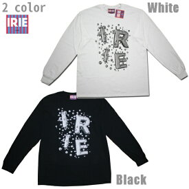 IRIE 長袖Tシャツ MERCURY LOGO L/S TEE IRSS20015 ホワイト ブラック 【 2020 アイリー lrie Life ロンT / ロゴ /レゲエ / メンズ / 長袖 / ストリート / B系 / スケーター / サーフ / メール便可 / あす楽 】