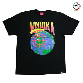 MISHKA Tシャツ NEW WORLD ORDER TEE 95253 ブラック【 2021 ミシカ Tシャツ / メンズ ROCK PUNK HIPHOP / スケーター / ストリート / メール便可 / あす楽 】