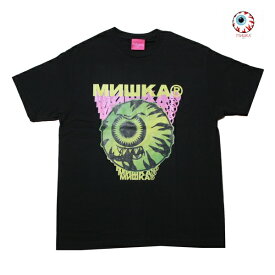 MISHKA Tシャツ BAD TRIP TEE M1000T ブラック【 2021 ミシカ Tシャツ / メンズ ROCK PUNK HIPHOP / スケーター / ストリート / メール便可 / あす楽 】