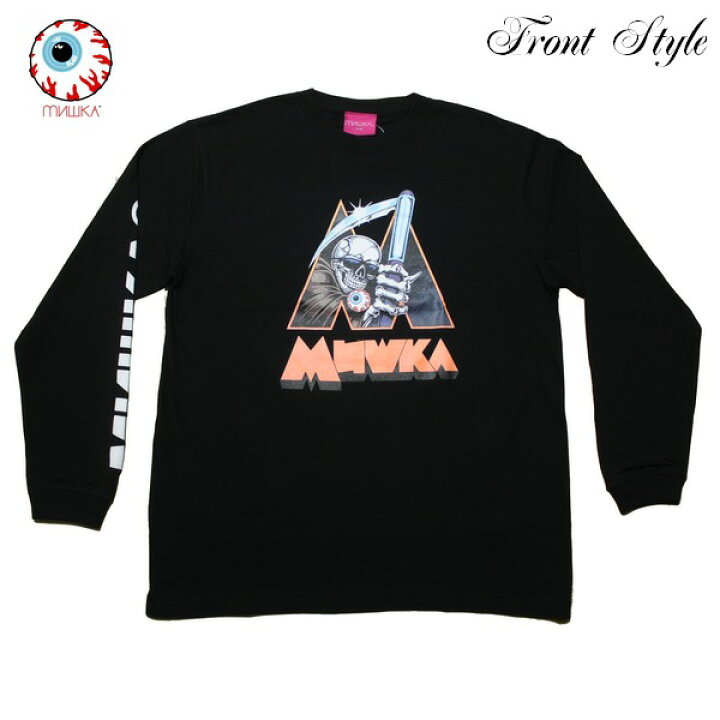 楽天市場】MISHKA 長袖Tシャツ ORANGEWORK LS TEE MFF-LT ブラック 黒 