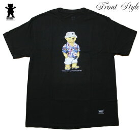 GRIZZLY Tシャツ Hamptons Bear SS TEE vigr22su53 ブラック 黒【 2022 グリズリー Tシャツ / メンズ Tシャツ /スケーター スケボー スケートボード ストリート / B系 / メール便可 / あす楽 】