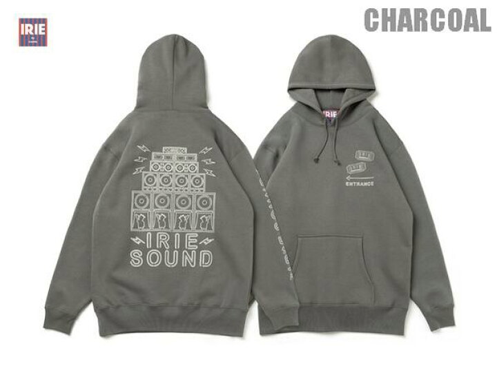 楽天市場】IRIE パーカー NEON SOUND SYSTEM HOODIE IRAW24030 