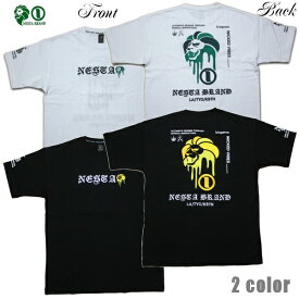 NESTA Tシャツ ドロップショルダードリップTEE 242NB1000 ブラック ホワイト黒 白 【 2024 メンズ Tシャツ / ネスタ 半袖 / レゲエ / ジャマイカ B系 / スケーター ストリート / ネスタブランド / NESTABRAND / メール便可 / あす楽 】