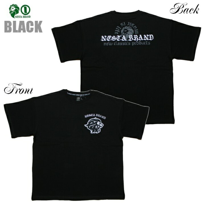 楽天市場】NESTA Tシャツ ライオンワッペンオーバーシルエットTEE 