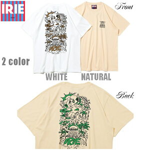 IRIE T�V���c RAGGA LAND TEE IRHA25-002 �z���C�g �i�`������ ���y 2025 �A�C���[ lrie Life / ���Q�G / �����Y / �A�C���[ T�V���c / ���Q�G �_���X / �W���}�C�J �X�g���[�g / B�n / �A�C���[���C�t / �T�[�t /