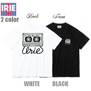 IRIE T�V���c IRIE TAPE TEE IRHA25-004 �z���C�g �u���b�N �� ���y 2025 �A�C���[ lrie Life / ���Q�G / �����Y / �A�C���[ T�V���c / ���Q�G �_���X / �W���}�C�J �X�g���[�g / B�n / �A�C���[���C�t / ���W�J
