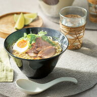 インスタン丼ペアセット ギフトパッケージ 【窯変】 ラーメン丼 どんぶり 麺鉢 美濃焼 陶磁器 食器 テー…