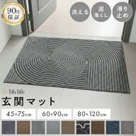 玄関マット 屋外 室内 おしゃれ 北欧 泥落とし 洗える かわいい 大判 45×75cm 60×90cm 80×120cm 無地 …