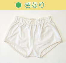 オーガニックコットンの子供用下着カラー(トランクスパンツ)