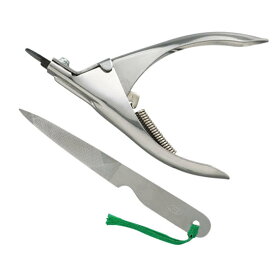 【LIFE 爪切り】ケア用品　ギロチン式　やすり付き