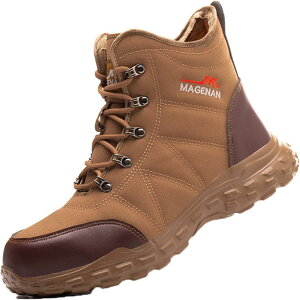 安全靴 セーフティーシューズ メンズ 作業靴 鋼製先芯 ケブラー防刺 大きいサイズ 男性用 スニーカー ハイカット 安定感 軽い 柔軟性 滑り止め 耐摩耗 製造 現場工事 軽工業 春夏秋冬靴