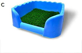 猫用トイレ本体 白、青、ピンクの犬のトイレのシミュレーション芝生のペットのトイレ自動洗浄