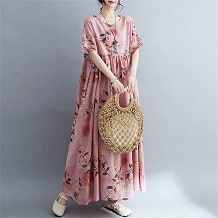 楽天市場】購入15％-30%OFF 半袖 ワンピース レディース ロング 