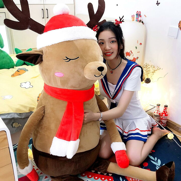 楽天市場】購入15％-30%OFF サンタクロースぬいぐるみ カラー 大きい 