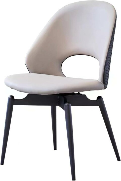 楽天市場】ダイニングチェア 回転 グレー 46*50*87cm クッション 回転 