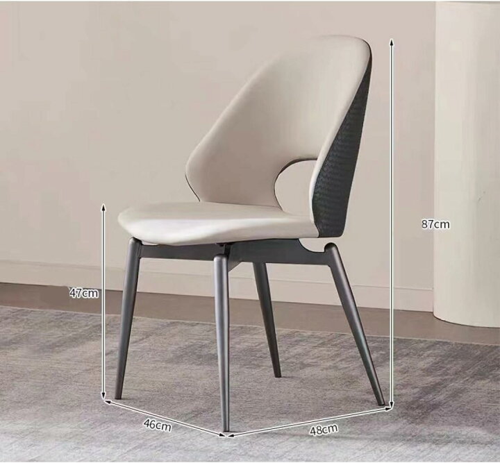 楽天市場】ダイニングチェア 回転 グレー 46*50*87cm クッション 回転 