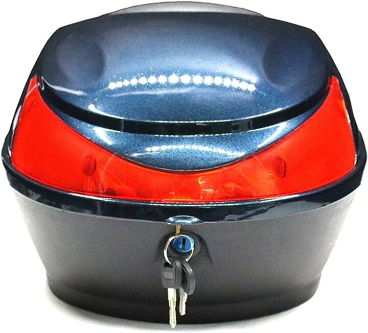 楽天市場】バイクリアボック 25L 大容量 フルフェイス収納可能 トップ 