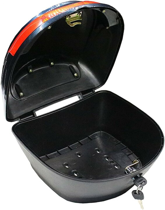 楽天市場】バイクリアボック 25L 大容量 フルフェイス収納可能 トップ 