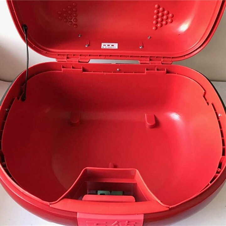 楽天市場】バイク リアボック 37L 大容量 フルフェイス収納可能 トップ 