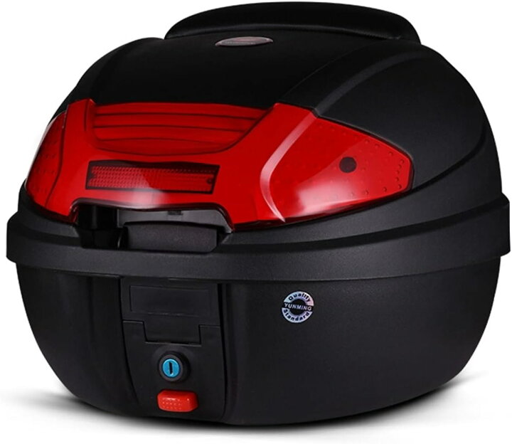 楽天市場】バイク リアボック 30L 大容量 フルフェイス収納可能 トップ 