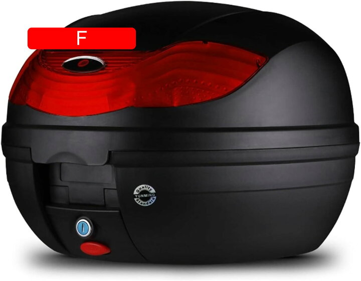 楽天市場】バイクリアボック 32L 大容量 フルフェイス収納可能 トップ 