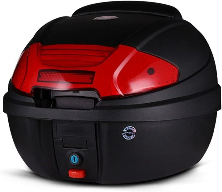 楽天市場】バイク リアボック 30L 大容量 フルフェイス収納可能 トップ 