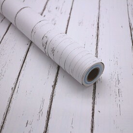 壁紙 木目 45cm*10m 壁紙シール 防水壁紙 はがせる 防水 防カビ 防湿 デザイン8 リメイクシート 北欧 おしゃれ 木目調 のり付き クロス カッティングシート ライトグレー木目 はがせる壁